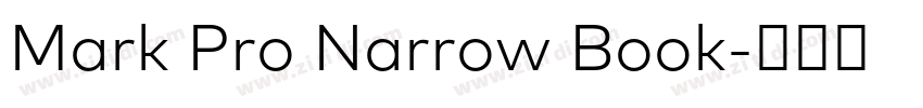 Mark Pro Narrow Book字体转换